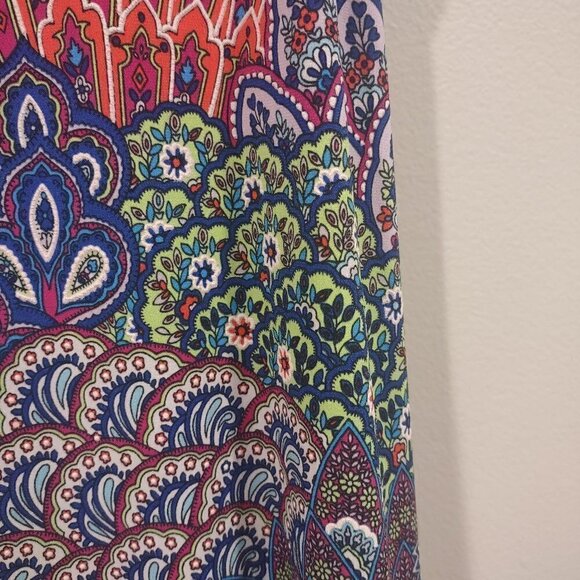 Everlily Multicolored Print sleeveless dress Size XXL - Picture 4 of 5